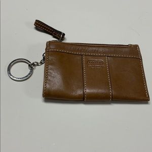 Coach key chain coin purse
